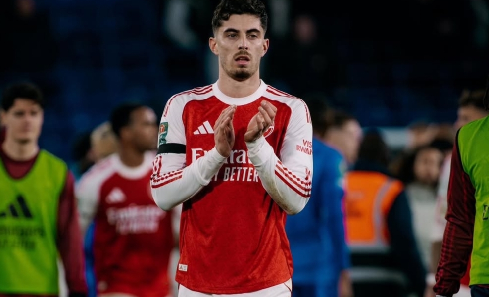 Kai Havertz dipastikan absen karena cedera.