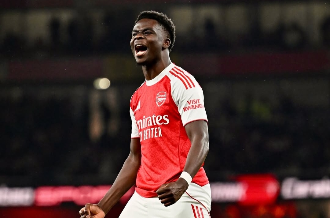 Bukayo Saka jadi pemain bergaji paling tinggi di Arsenal.