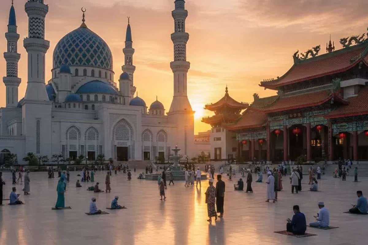 Ramadan : Umat Muslim memadati masjid untuk wisata religi, ngabuburit, hingga buka puasa bersama, menciptakan momen kebersamaan yang berkesan selama bulan suci.