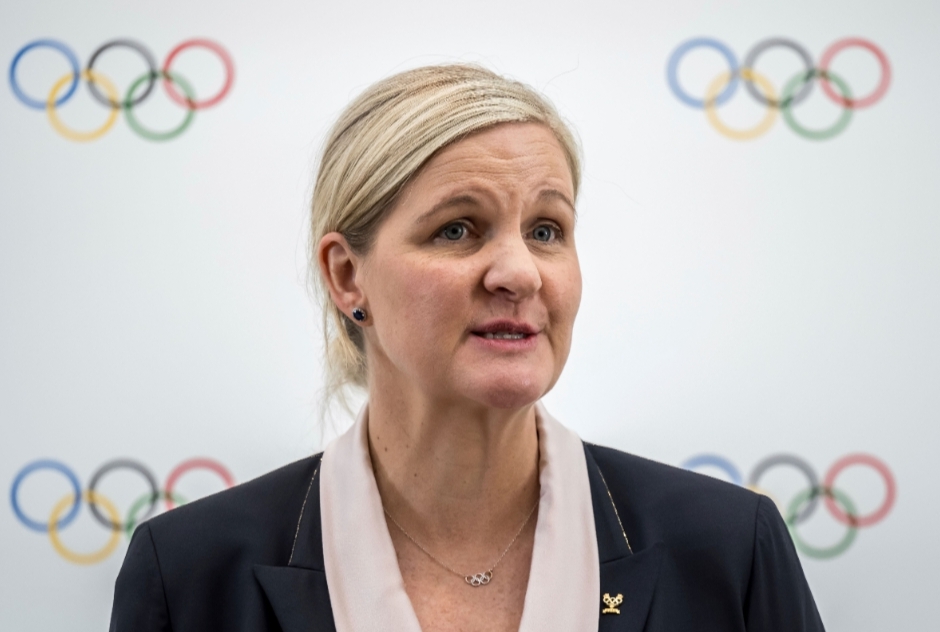 Presiden International Olympic Committee (IOC), Kirsty Coventry. 