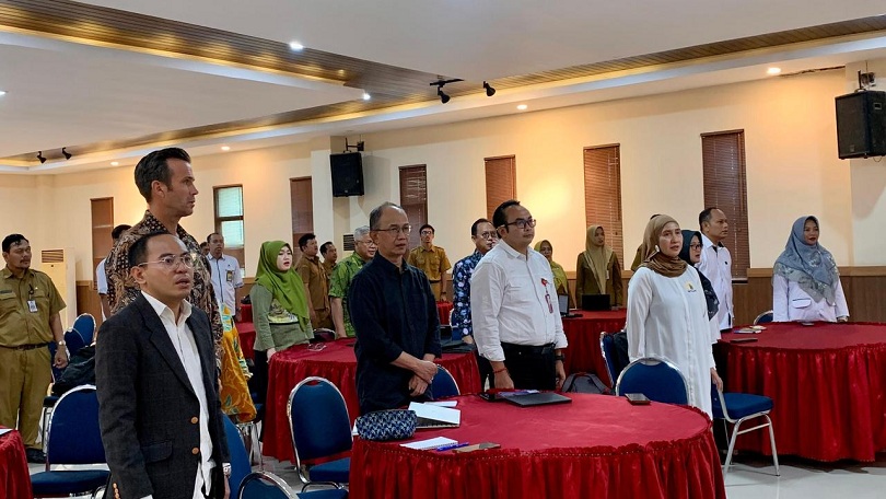 TEGAP: Kegiatan Laporan Kerja TKDV Tahun 2025 dan Rencana Program Kerja 2026 yang digelar di Graha Kadin Jatim, Surabaya, Senin (23/2).