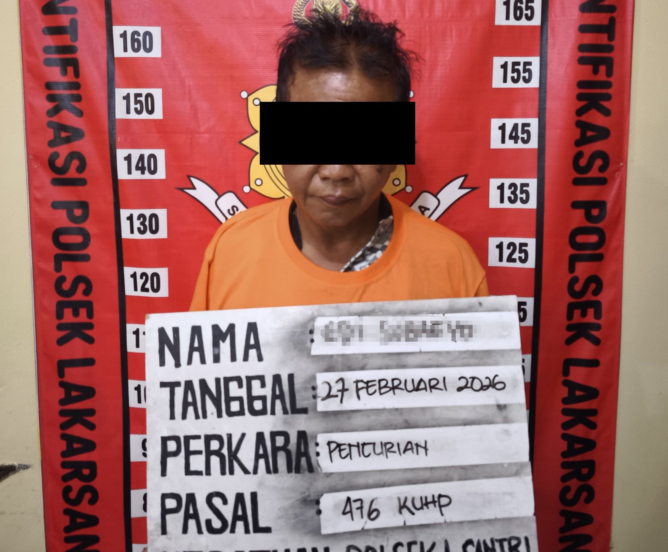 ES, 57, residivis curi helm yang udah beraksi di lima TKP.