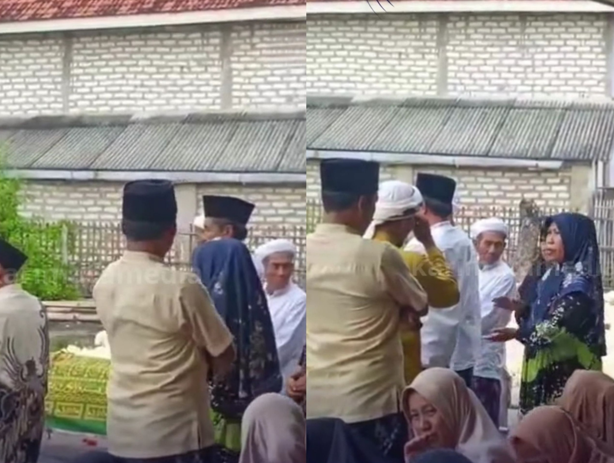 Sejumlah emak-emak menahan jenazah sebelum dikuburkan karena almarhumah memiliki utang hingga ratusan juta rupiah.