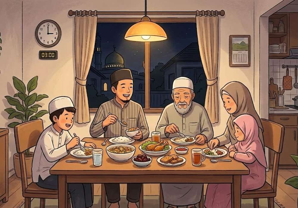 Ilustrasi Sahur.