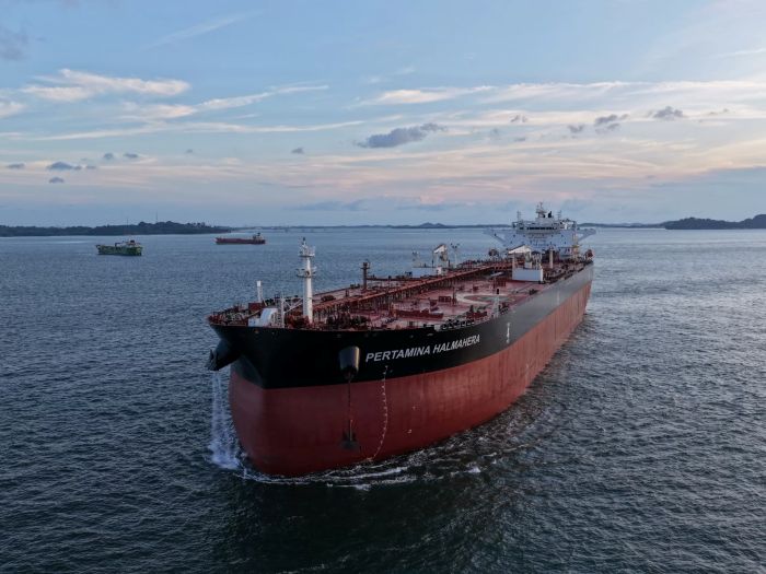 LAUT LEPAS: Pertamina Patra Niaga menyiagakan 345 kapal untuk memastikan distribusi BBM, LPG, dan energi lainnya tetap aman selama Ramadan dan Idulfitri 2026.