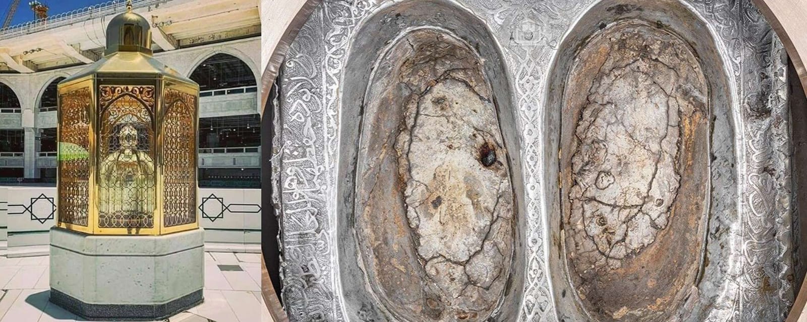 Maqam Ibrahim Dan Bentuk Batu Di Dalamnya.