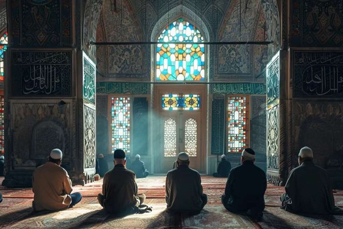  I&rsquo;tikaf : Sejumlah umat Muslim berdiam diri dan beribadah di dalam masjid saat menjalankan i&rsquo;tikaf pada sepuluh hari terakhir Ramadhan, sebagai upaya mendekatkan diri kepada Allah SWT.