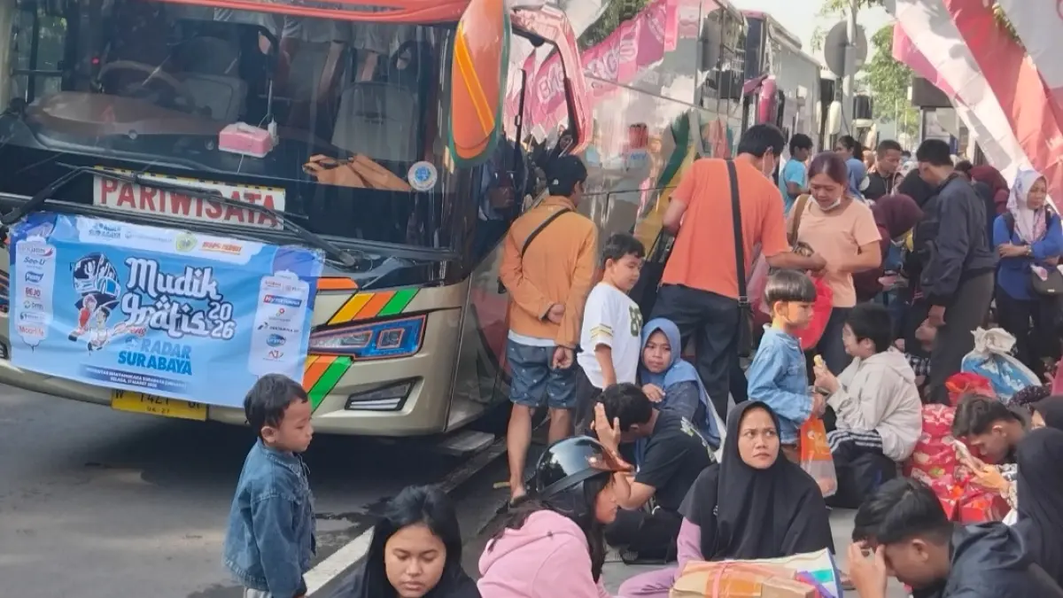 Antusias mengikuti Mudik Gratis untuk kenyamanan dan keamanan di jalan. 