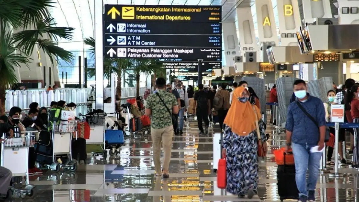 SIBUK: Pada periode tiga hari Angkutan Lebaran 2026, InJourney Airport mencatat jumlah penumpang di angka 1,53 juta.&nbsp;(IST)