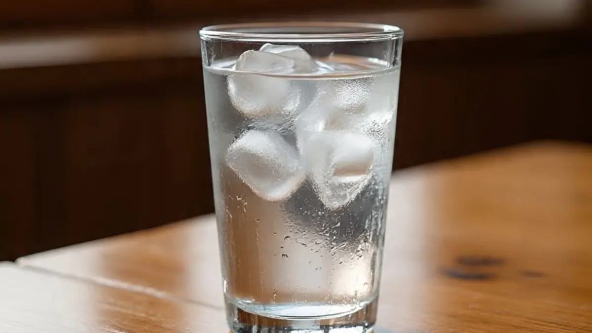 Air es atau air putih dingin sangat menyegarkan, khususnya jika diminum saat cuaca panas. (Pinterest)
