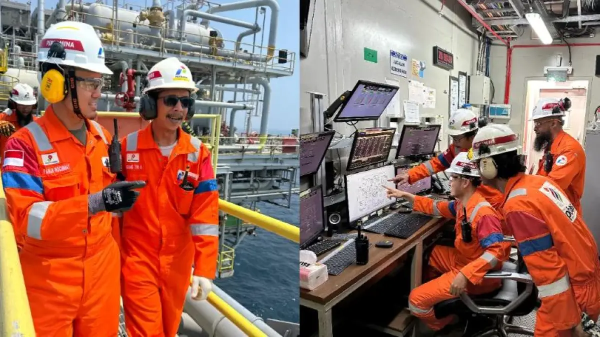 PENGABDIAN: Kisah Perwira Pertamina yang tetap bertugas saat Lebaran di tengah laut demi menjaga pasokan energi nasional tetap aman dan stabil. (IST)