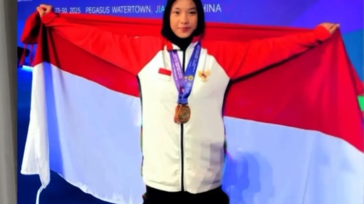 Atlet asal Jawa Timur Vini Nur Azizah siap berlaga di Tianjin. 