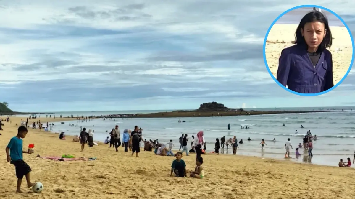 Dendi Darmawan, warga Depok yang hilang terseret ombak di Pantai Kayakas, Lebak. (Istimewa)