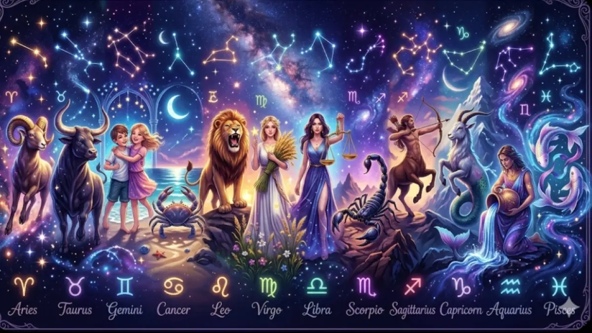 Ilustrasi zodiak/Gemini AI