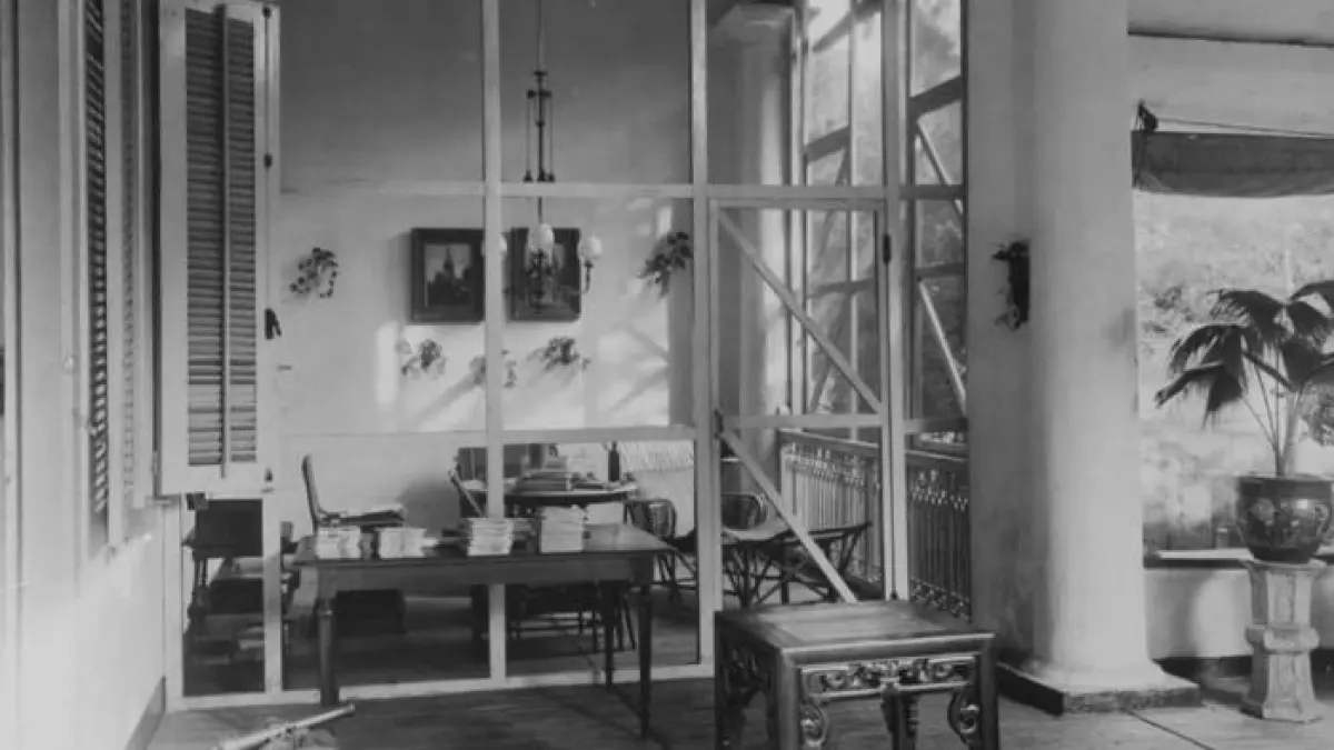 KOLEKSI: Salah satu foto lama senjata cetbang pernah dikoleksi Tuan A Paets di rumah kawasan Sawahan Surabaya tahun 1909. (IST)