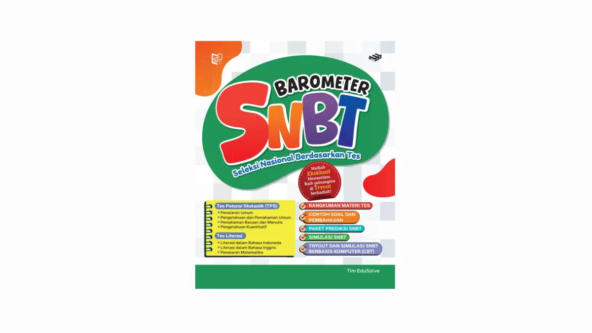 PANDUAN: Buku Barometer SNBT membantu peserta didik mempersiapkan diri menghadapi SNBT secara lebih terarah dan terukur.(IST/RADAR SURABAYA)