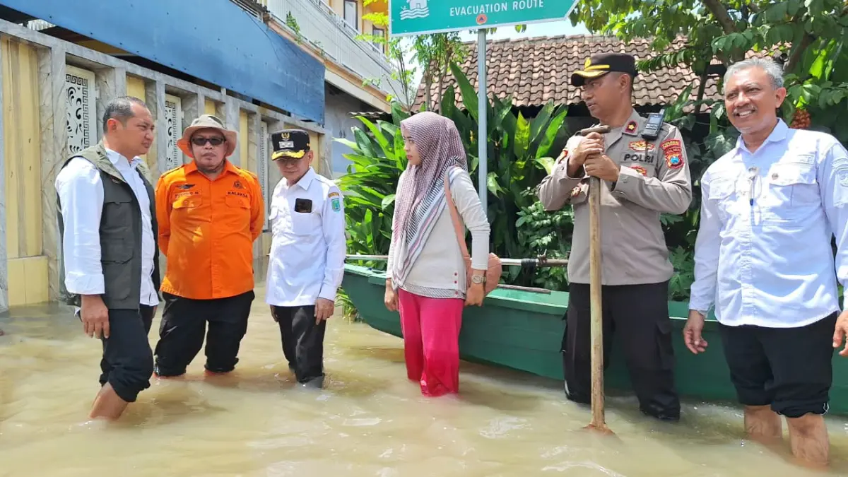 Genangan banjir di kawasan Beji Kabupaten Pasuruan. (IST)