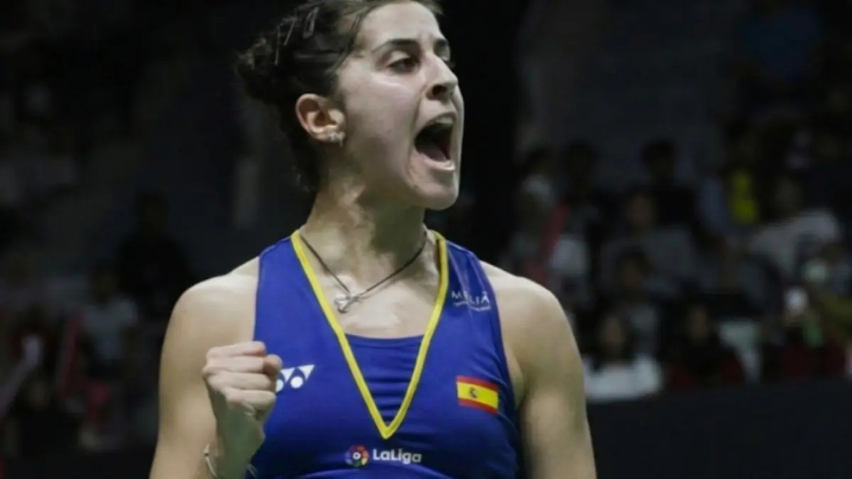 Carolina Marin memutuskan gantung raket setelah tidak kunjung sembuh dari cedera lutut./BWF.