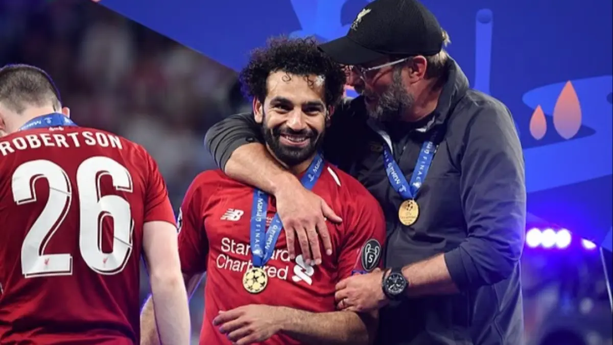 Kerja sama Mohamed Salah dan Jurgen Klopp menghasilkan banyak gelar bagi Liverpool./Dailymail.