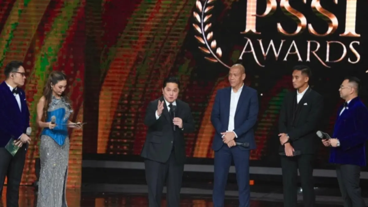 Penghargaan dari PSSI untuk insan sepakbola Indonesia./PSSI