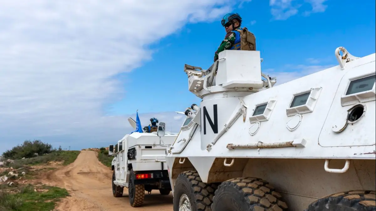 Prajurit TNI dalam misi UNIFIL di Lebanon. (AP)