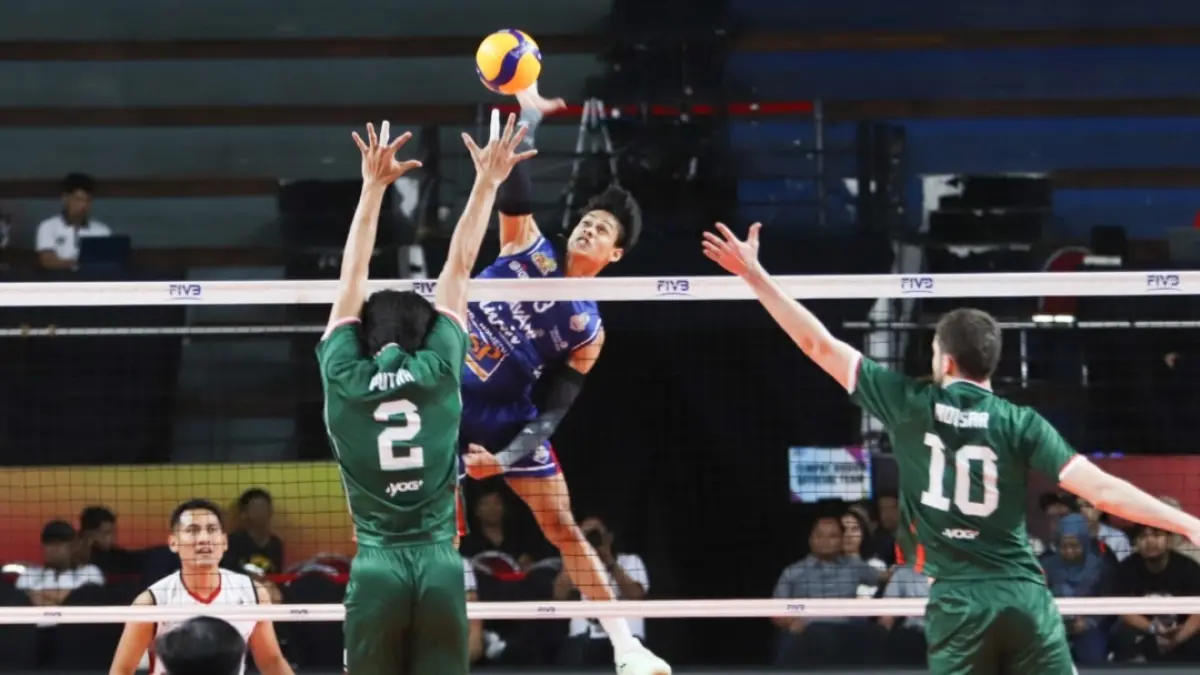 Jakarta LavAni Livin’ Transmedia tampil dominan dengan mengalahkan Jakarta Garuda Jaya 3-0./Andy Satria
