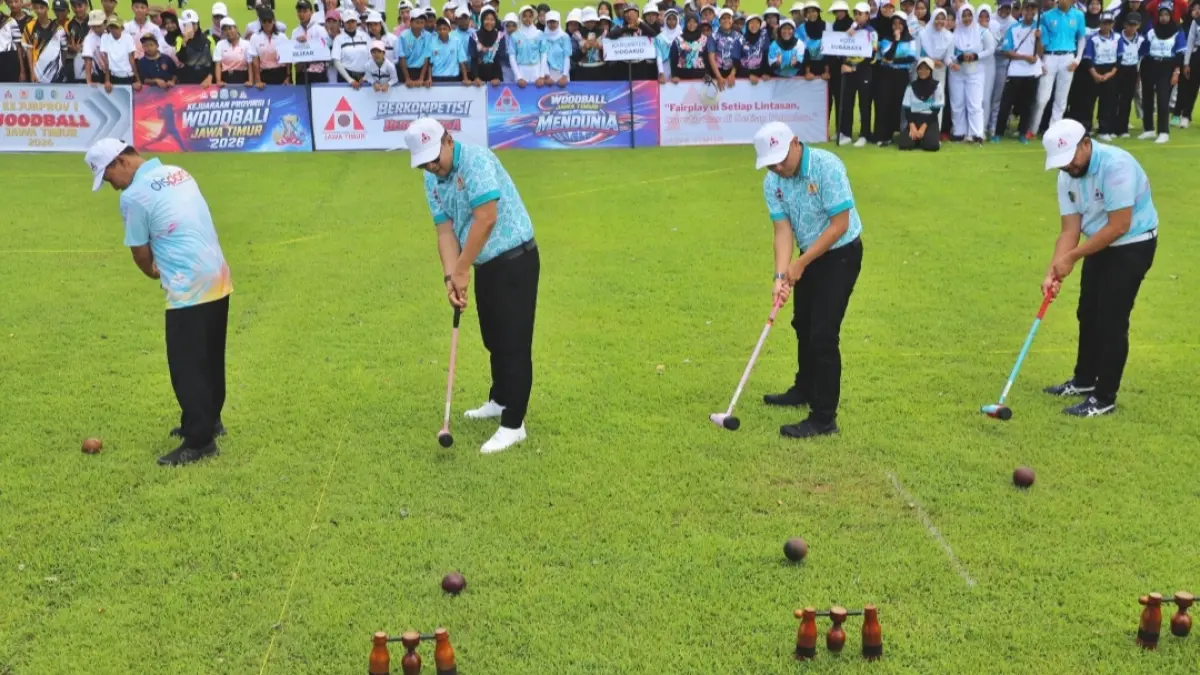 Pembukaan Kejurprov Woodball di Tulungagung. (Andy Satria) 