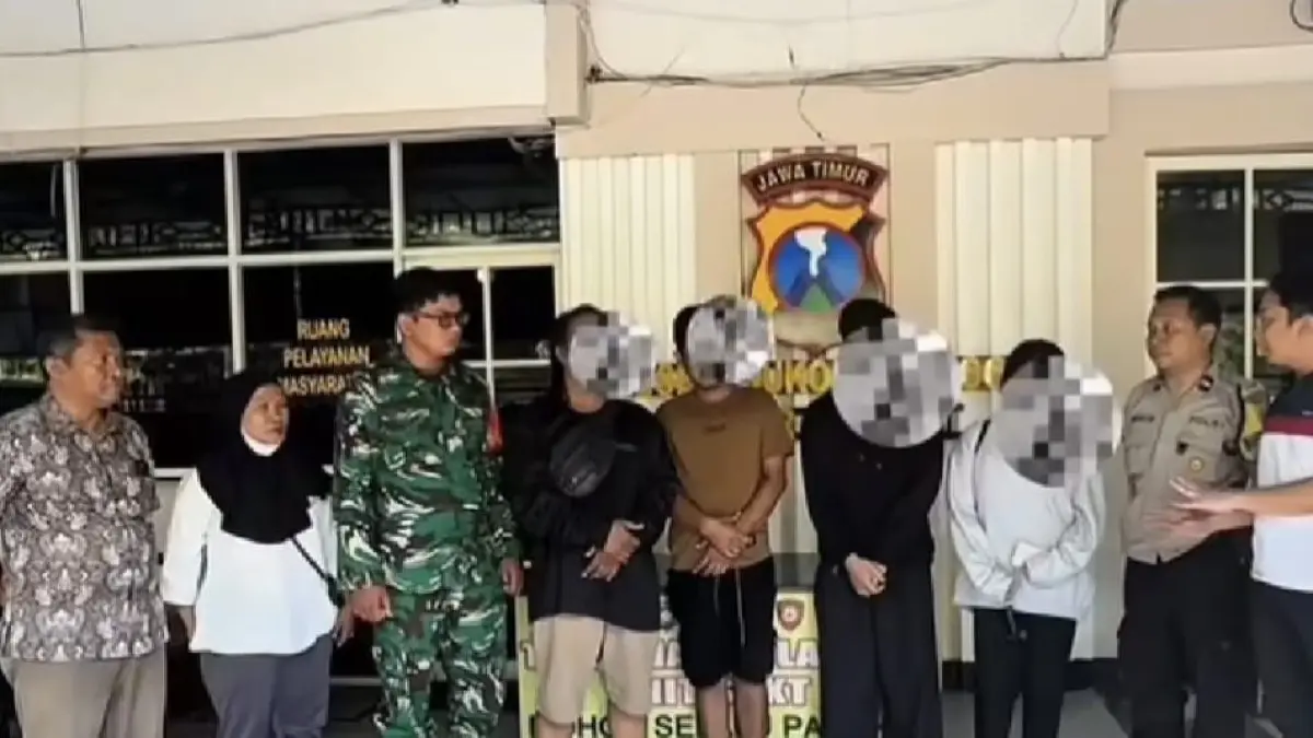 DAMAI : Korban NI dan pelaku catcalling bertemu dan dimediasi. Korban mengalami pelecehan seksual secara verbal di Jalan Putat Gede, Surabaya. (IST/RADAR SURABAYA)