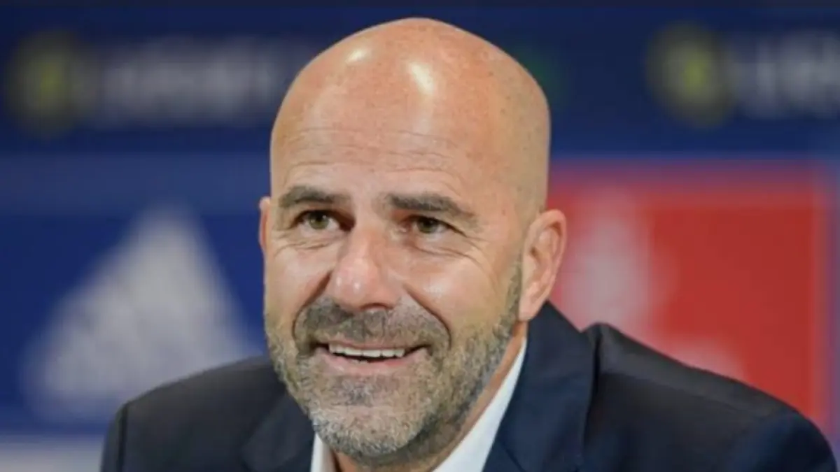 Pelatih PSV Eindhoven Peter Bosz.