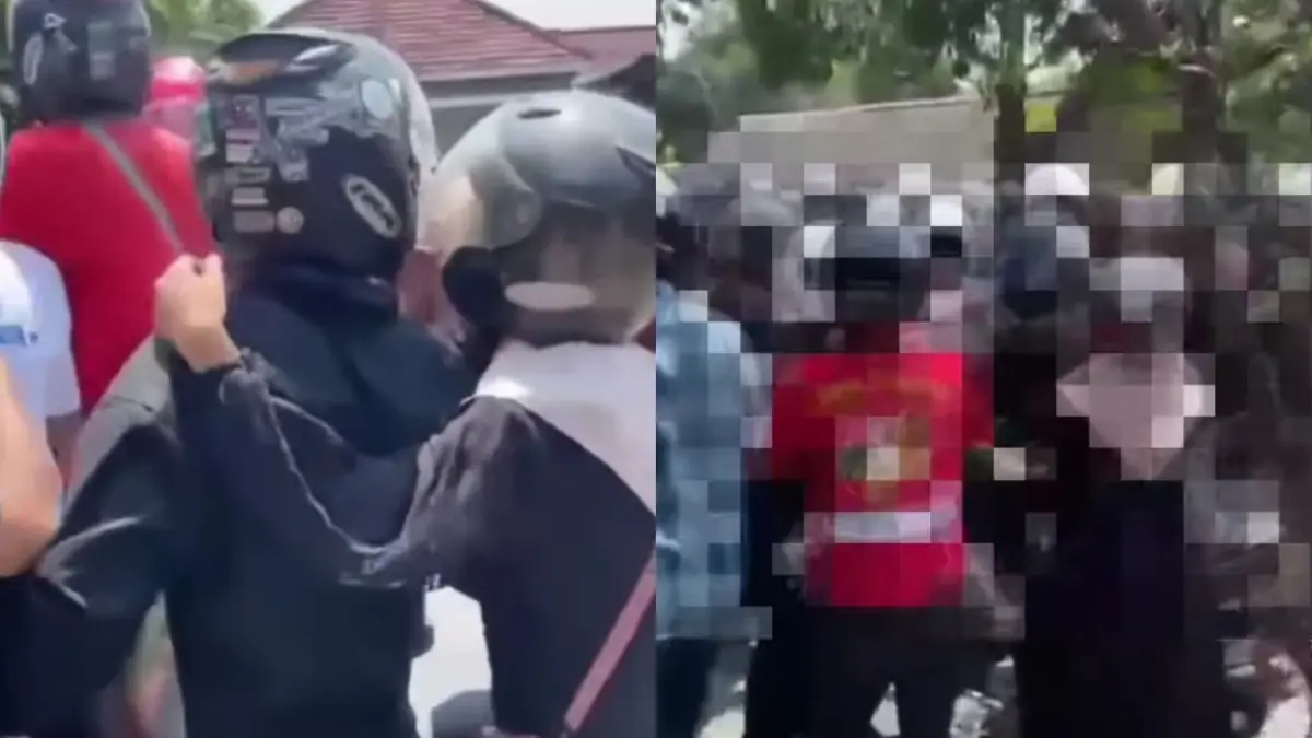 VIRAL: Video pengeroyokan pemuda di Ngawi oleh rombongan konvoi pergirian silat. (Instagram/@lambe_turah)