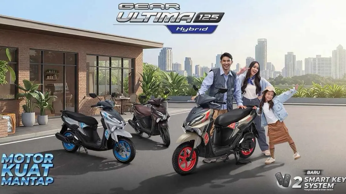 Yamaha GEAR ULTIMA Hybrid hadir untuk memenuhi kebutuhan berkendara keluarga modern. (YAMAHA)