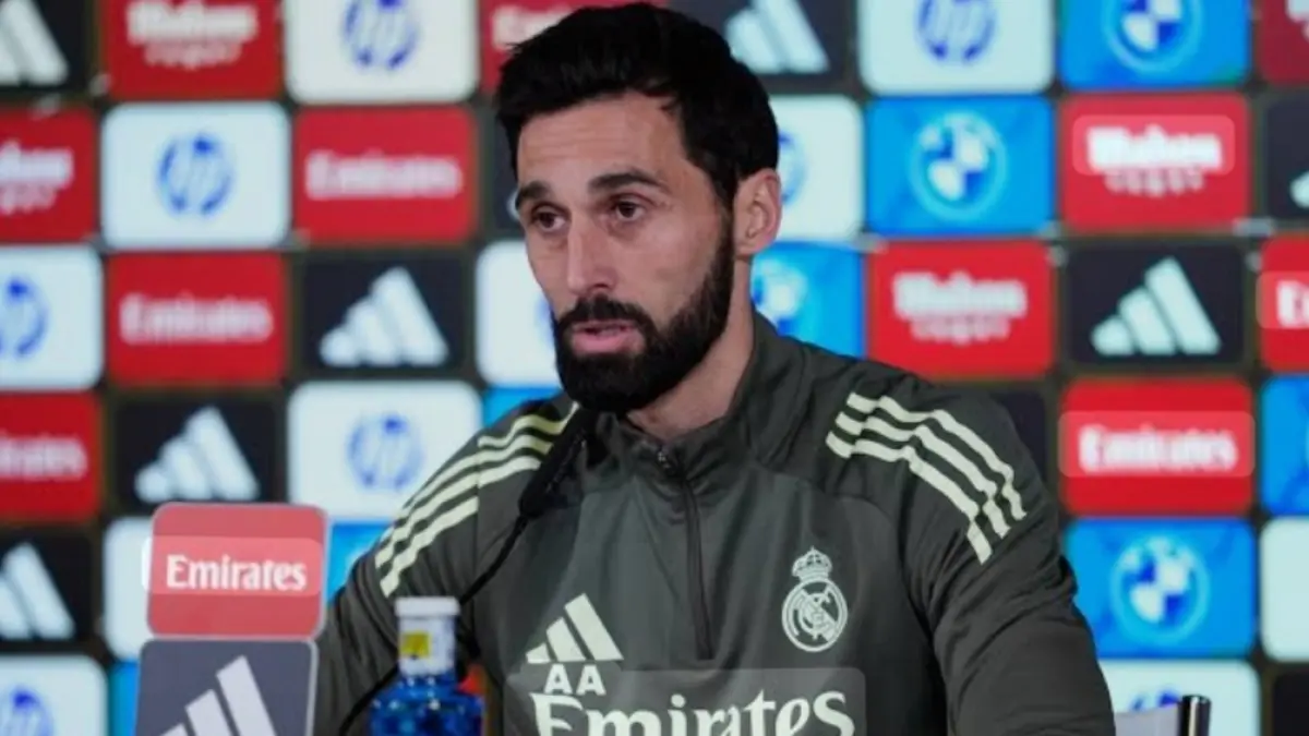 Pelatih Real Madrid Alvaro Arbeloa. (Real Madrid). 