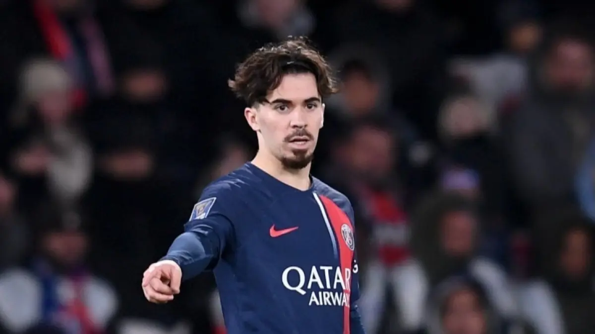 Gelandang andalan Paris Saint-Germain, Vitinha. (Dailymail). 