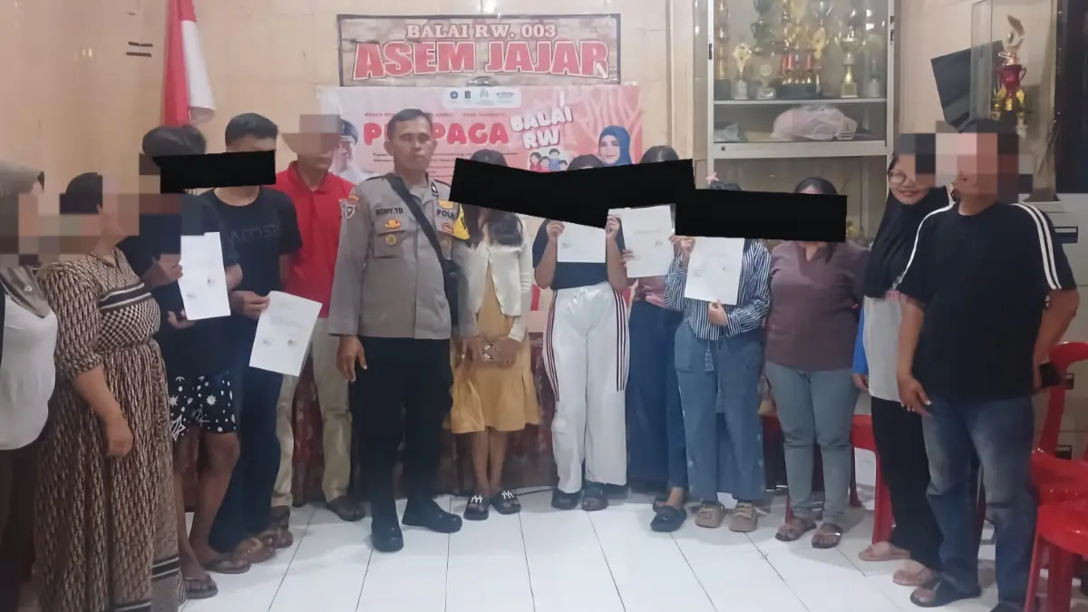 SEPAKAT: Dugaan asusila pelajar di Bubutan,Surabaya, dilakukan mediasi dan berakhir damai antar kedua belah pihak.(IST/RADAR SURABAYA)