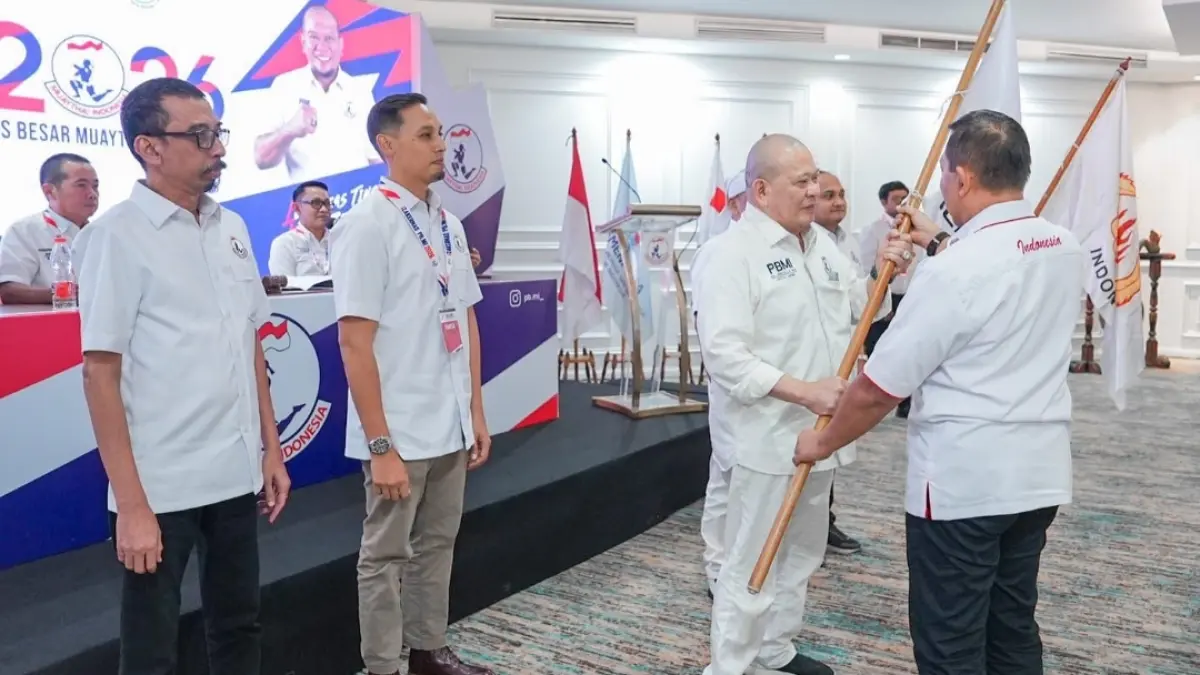 AA LaNyalla Mahmud Mattalitti secara aklamasi terpilih kembali sebagai Ketua Umum PB Muaythai Indonesia periode 2026-2030.