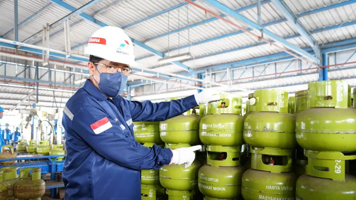 Pertamina Patra Niaga bersama Ditjen Migas ESDM melakukan peninjauan distribusi LPG 3 kg di Tuban. (Pertamina Patra Niaga)