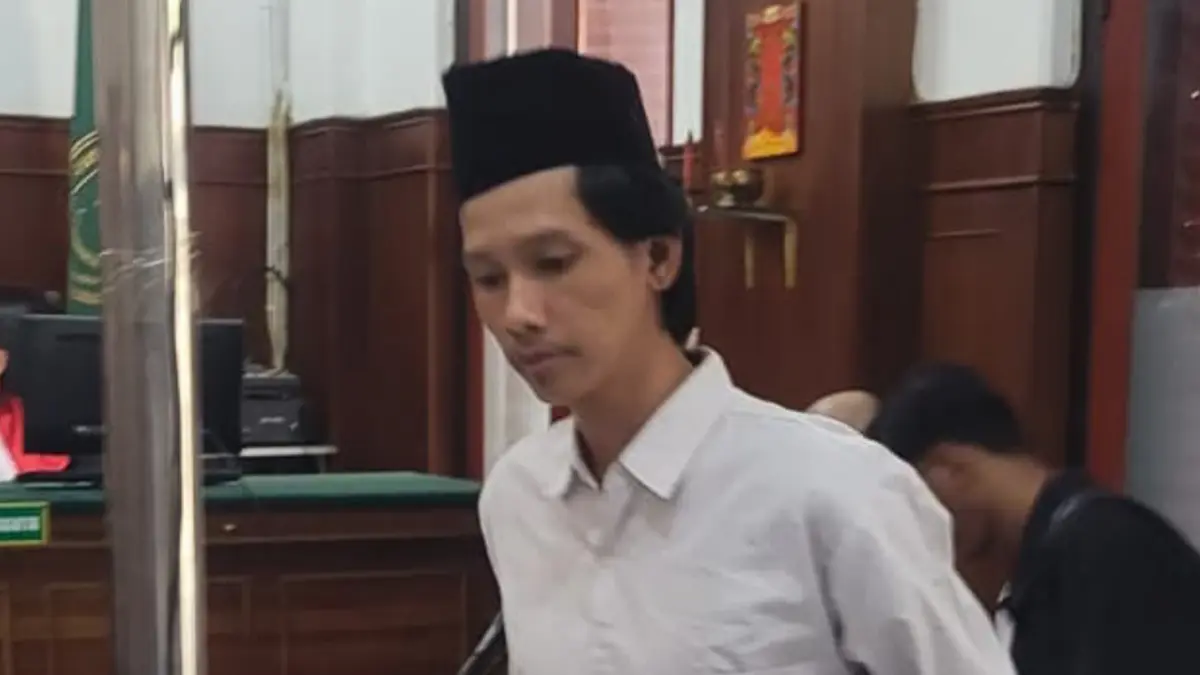 LEMAS: Terdakwa Mochamad Basyori divonis 11 tahun penjara di PN Surabaya. Ini terkait aksi jambret di Jalan Kusuma Bangsa yang menyebabkan korbannya meninggal.(IST/RADAR SURABAYA)