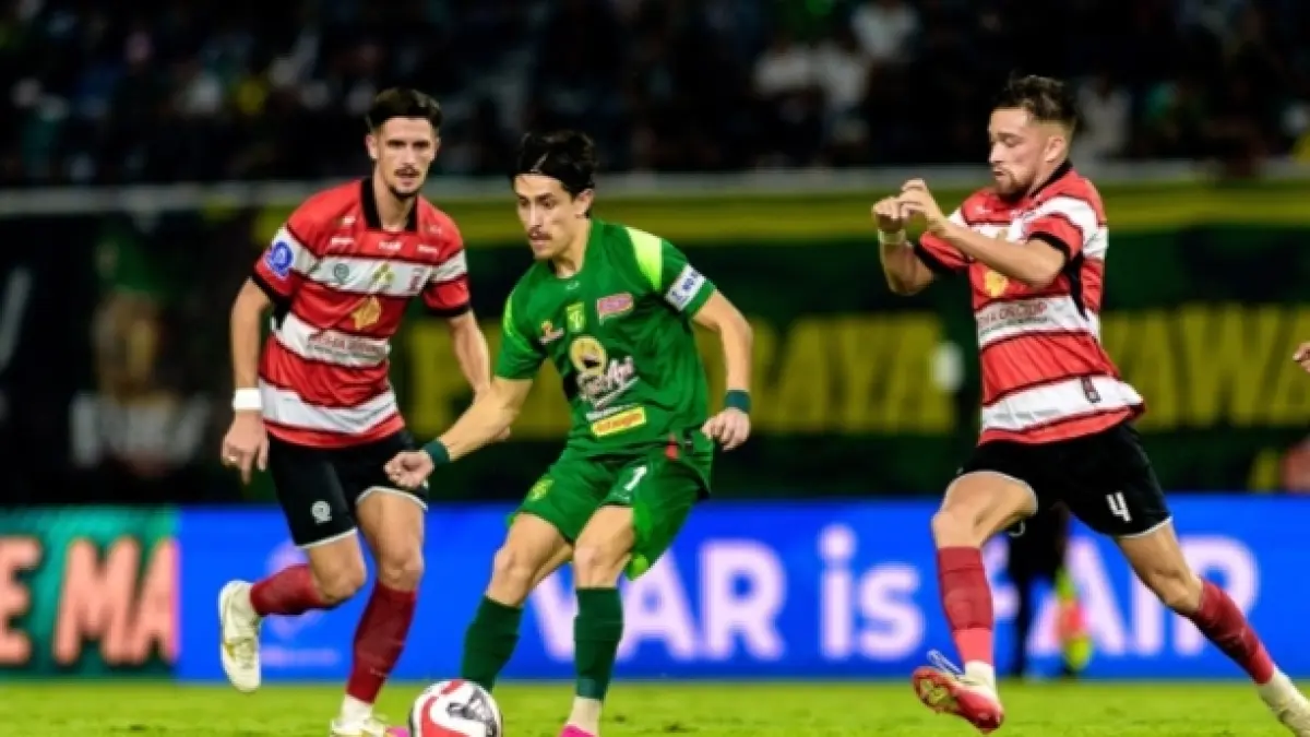 Francisco Rivera gagal bawa Persebaya raih kemenangan atas Madura United. (Persebaya) 