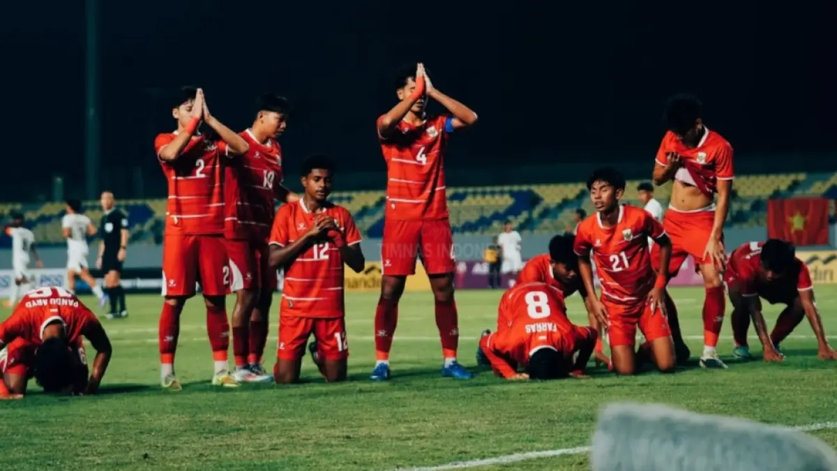 Garuda Muda tidak hanya menang tapi juga harus mencetak banyak gol agar bisa lolos ke semifinal. (PSSI) 