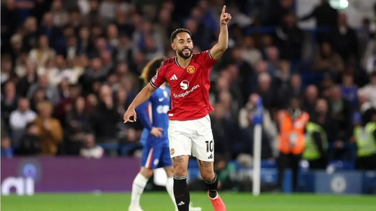 Matheus Cunha jadi bintang kemenangan Manchester United. (Dailymail) 