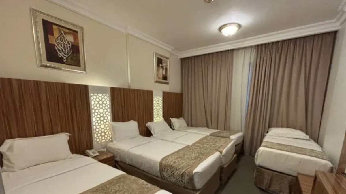  Penampakan kamar hotel yang akan ditempati jamaah calon haji Indonesia di Madinah. (ANTARA/HO-Kemenhaj) 
