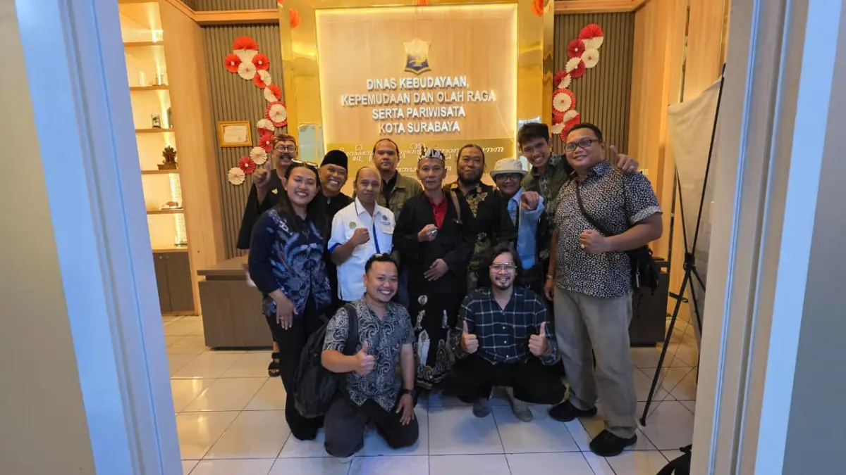BARU: Formasi Pengurus Dewan Kebudayaan Surabaya yang baru saja dibentuk oleh Pemkot Surabaya.(IST/RADAR SURABAYA)