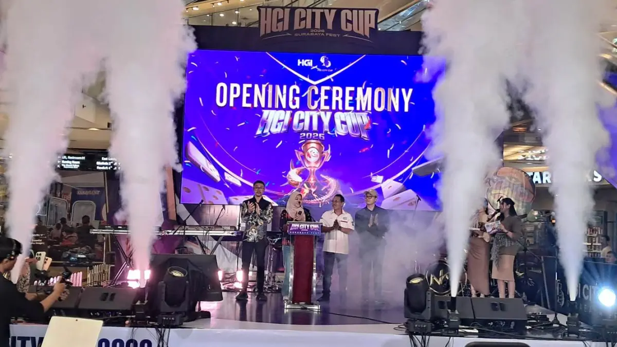 MERIAH: HGI City Cup 2026 Surabaya Fest yang dibuka pada 25 April 2026 di Grand City Mall Surabaya.
