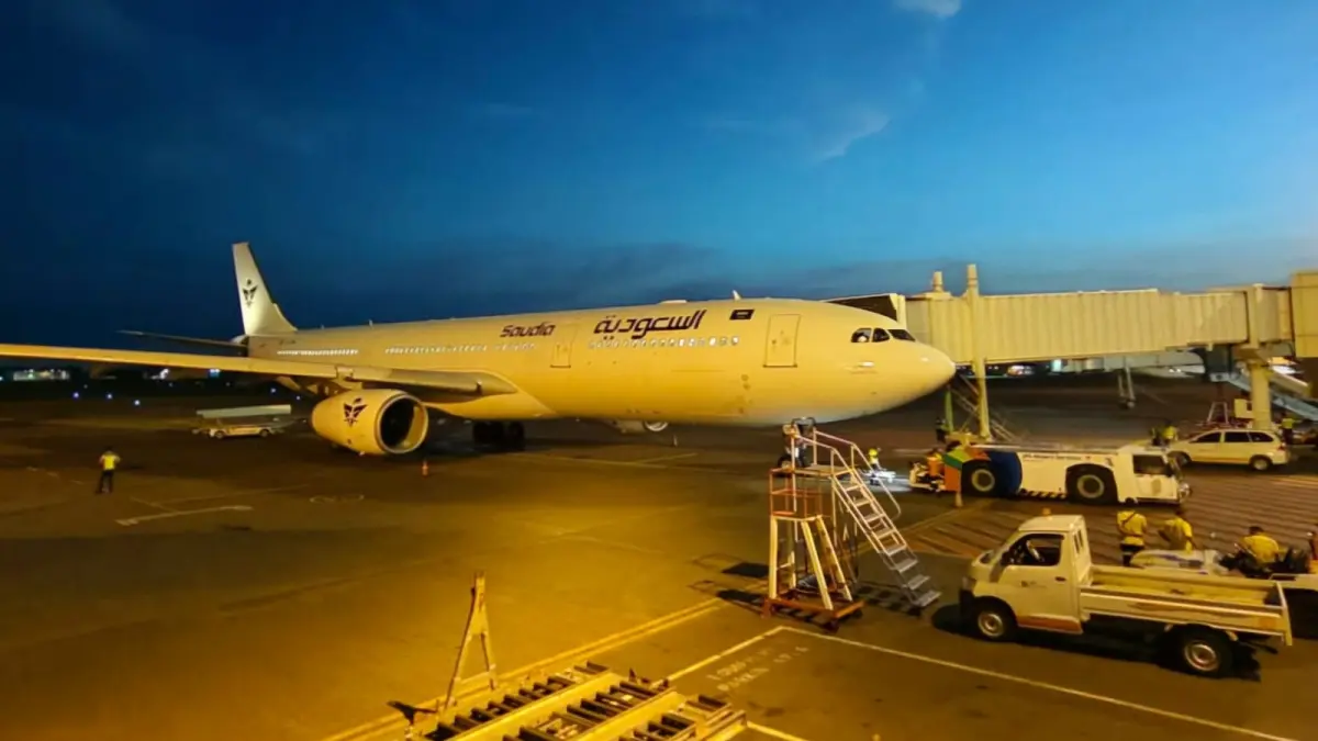 DITEGUR: Dua pesawat Saudi Arabia Airlines yang salah satunya mengangkut jemaah haji embarkasi Surabaya mengalami kerusakan. Menhaj beri teguran keras.(ILUSTRASI/RADAR SURABAYA)