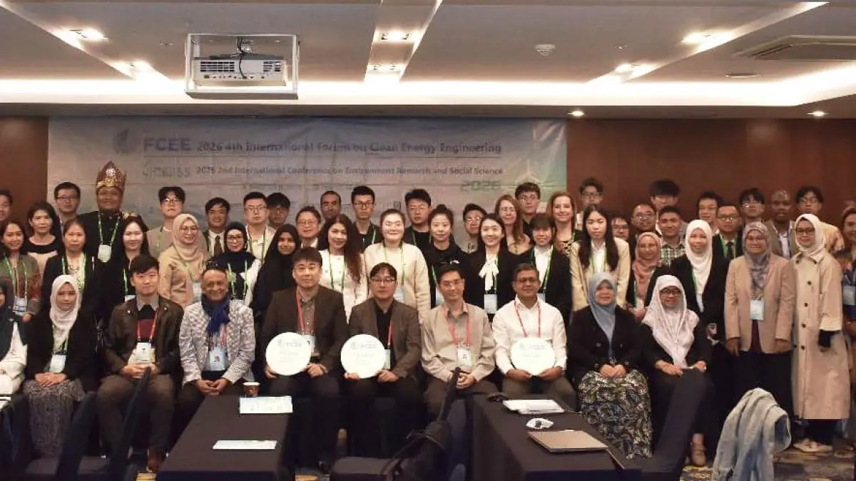 BERKUALITAS: Ajang Forum on Clean Energy Engineering (FCEE) 2026 yang digelar di Seoul, Korea Selatan pada 18 April 2026.&nbsp;