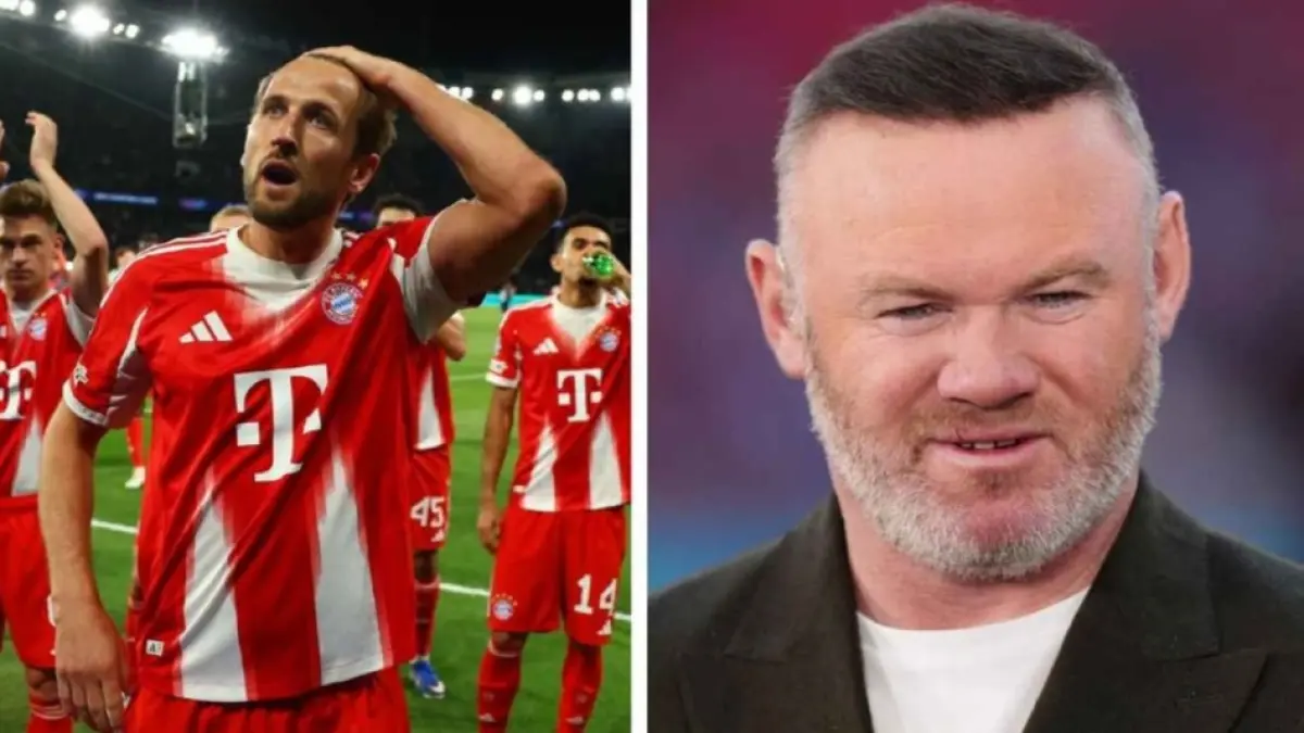Harry Kane memuji lini pertahanan dalam laga Bayern Munich vs PSG, namun pendapat ini dikritik Wayne Rooney. (ESPN). 