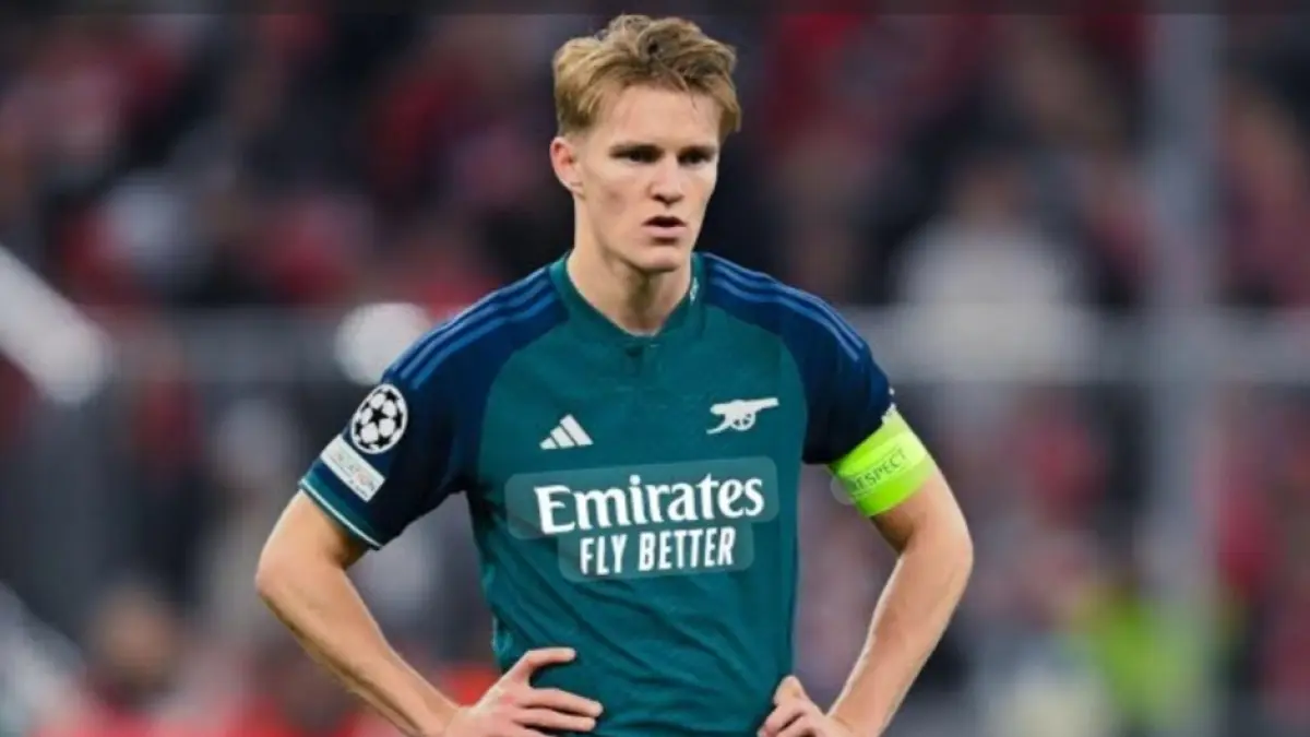 Martin Odegaard bangkitkan semangat skuad The Gunners Jepang hadapi Atletico Madrid. (BBC) 