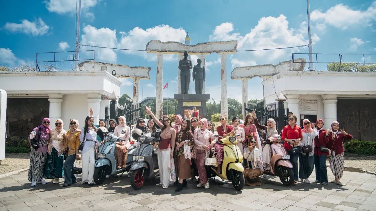 Kegiatan Filano Chic on Street: Ride with Kebaya yang diselenggarakan Yamaha STSJ 26 April 2026 di Surabaya. (Yamaha STSJ)