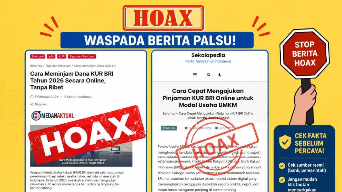 BRI mengimbau masyarakat untuk⁠ tidak mengakses maupun mengeklik tautan yang tidak resmi.