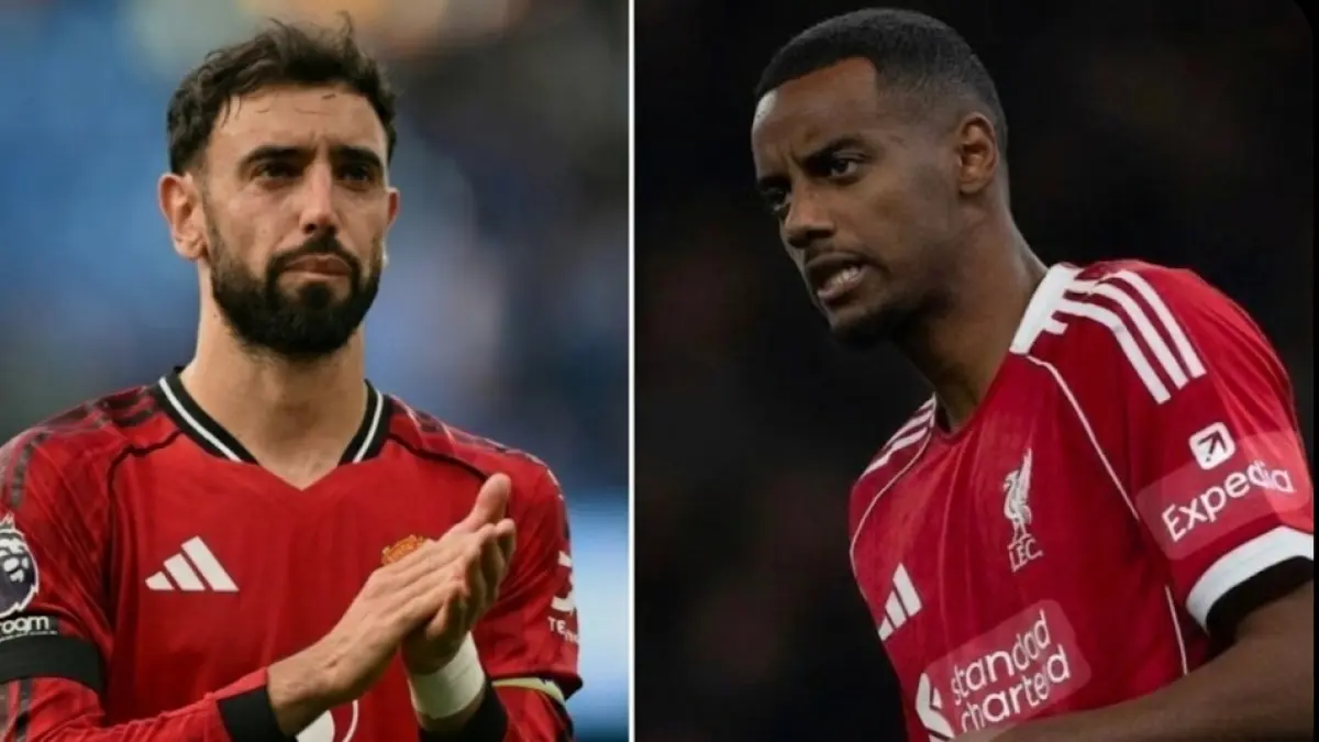 Bruno Fernandes (kiri) mengejar rekor, Alexander Isak ditunggu ketajamannya. (Gemini AI) 